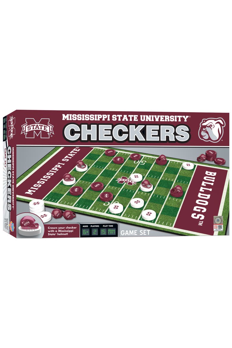 Mississippi State Bulldogs Checkers Game, Main, color, Multicolor