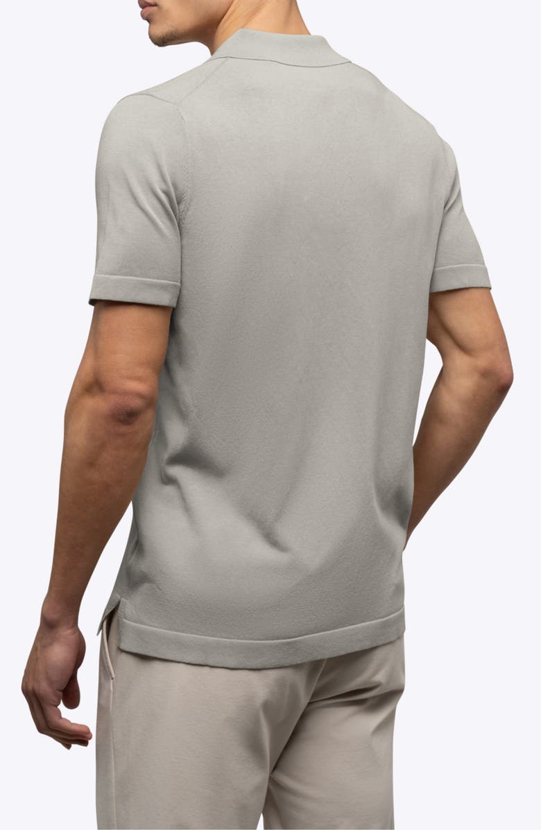 Cuts Riviera Cotton Blend Knit Camp Shirt, Alternate, color, Mourning Dove