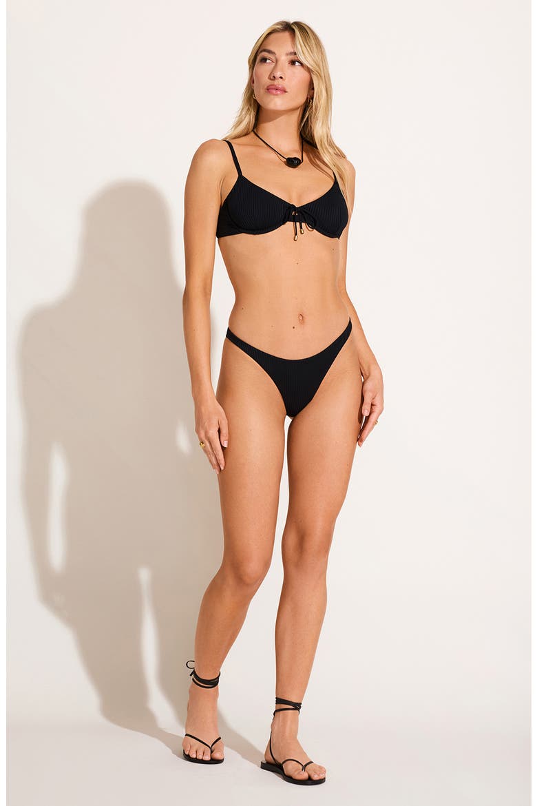 Ada Underwire Bikini Top, Alternate, color, BLACK