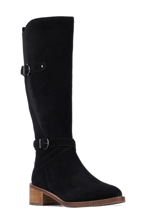 Berenice Tall Leather Boot (Women)
