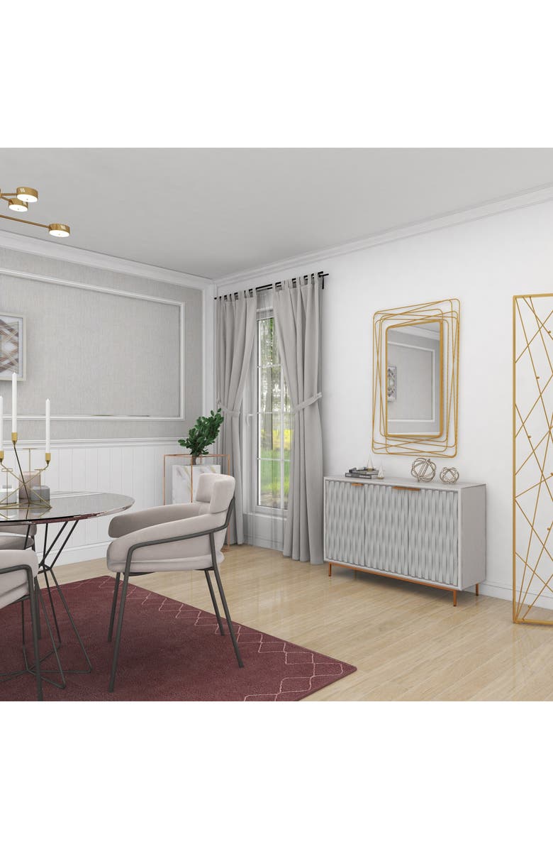 VIVIAN LUNE HOME Abstract Rectangular Wall Mirror, Alternate, color,