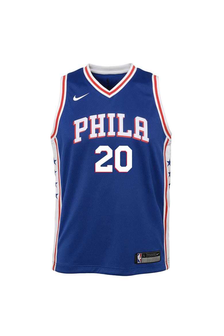Youth Nike Markelle Fultz Blue Philadelphia 76ers Swingman Jersey - Icon Edition, Alternate, color, Blue