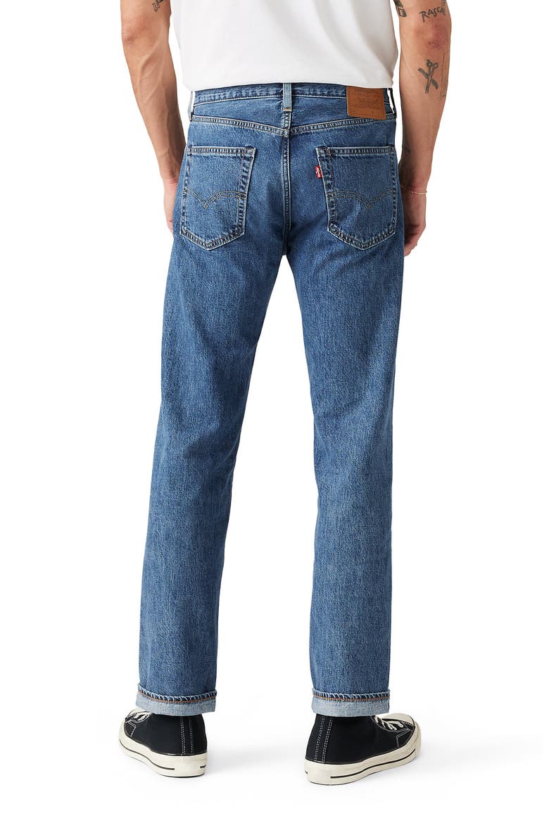 505™ Relaxed Straight Leg Selvedge Jeans, Alternate, color, ALL MY DAYS SELVEDGE