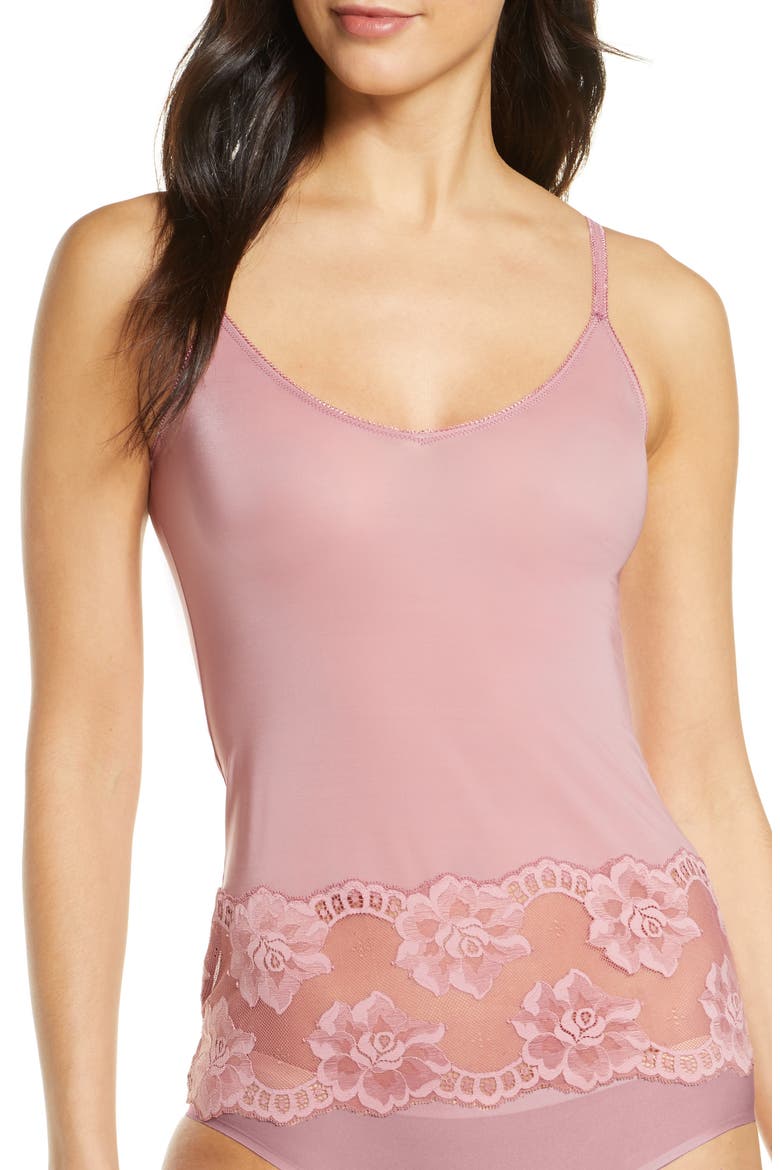 Light & Lacy Camisole, Main, color, MESA ROSE