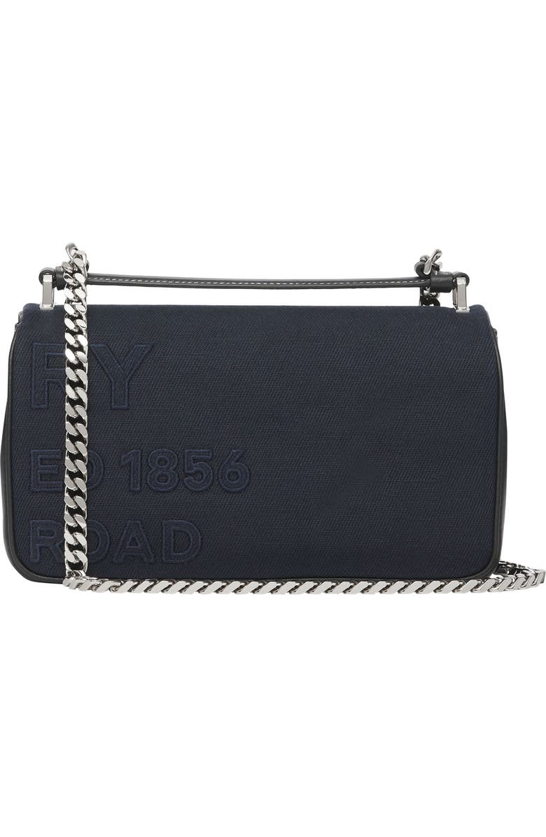 Burberry Small Lola Horseferry Logo Canvas Top Handle Bag, Alternate, color,