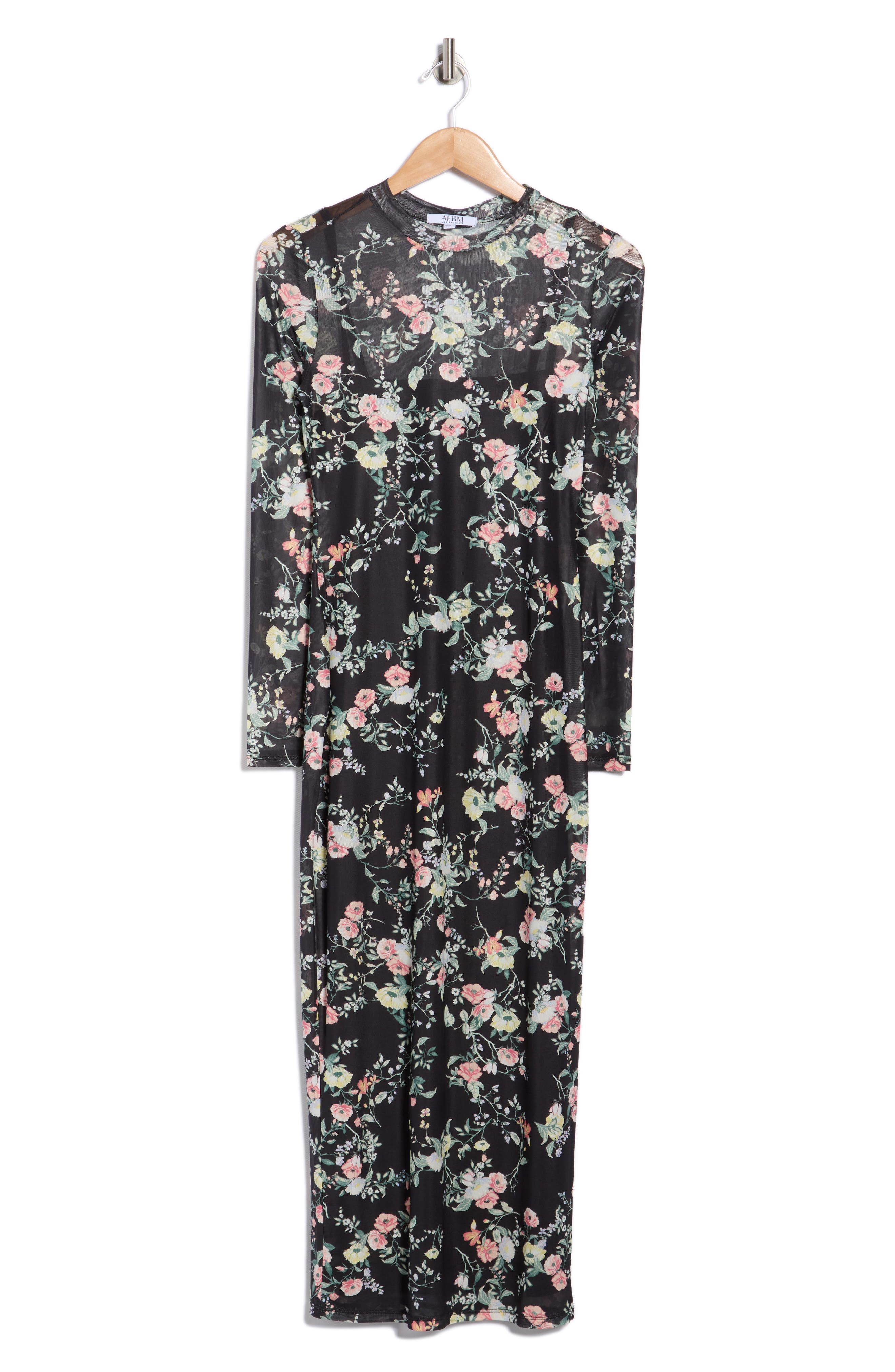 AFRM LOS ANGELES Brandi Floral Long Sleeve Dress