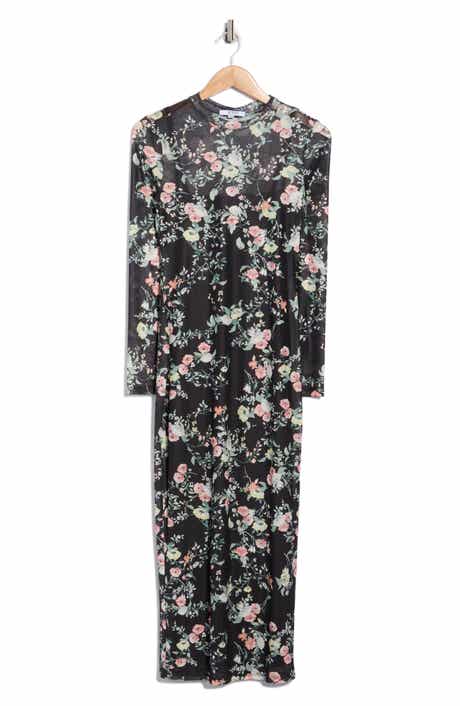 AFRM LOS ANGELES Brandi Floral Long Sleeve Dress