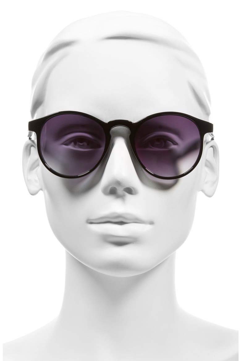 50mm Sunglasses, Alternate, color, BLACK