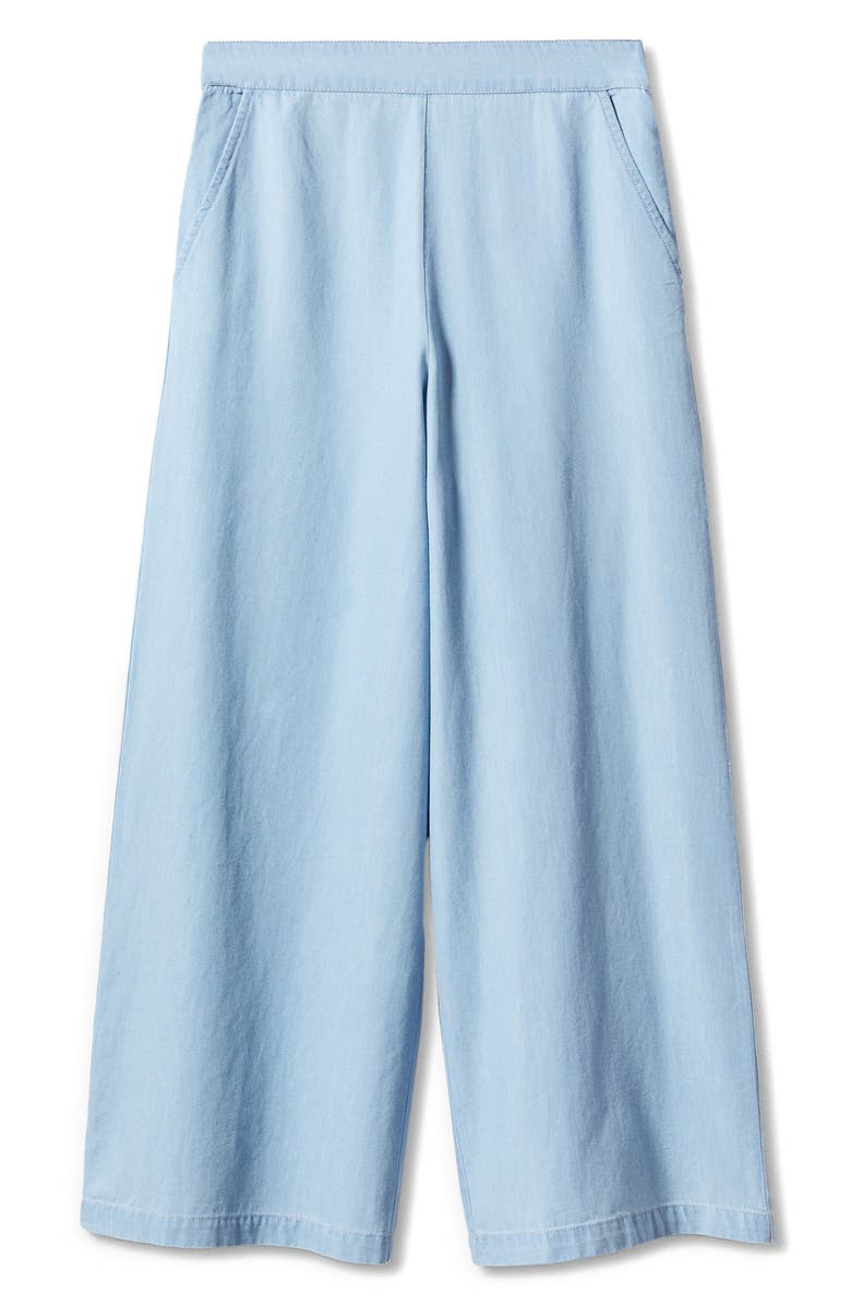 MANGO Cotton Pull-On Culottes, Alternate, color, 