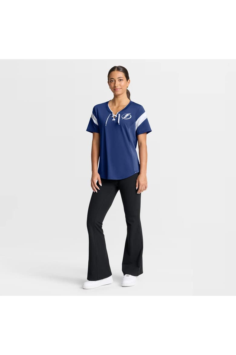Women's Fanatics Blue Tampa Bay Lightning Offside Athena T-Shirt, Alternate, color, Blue