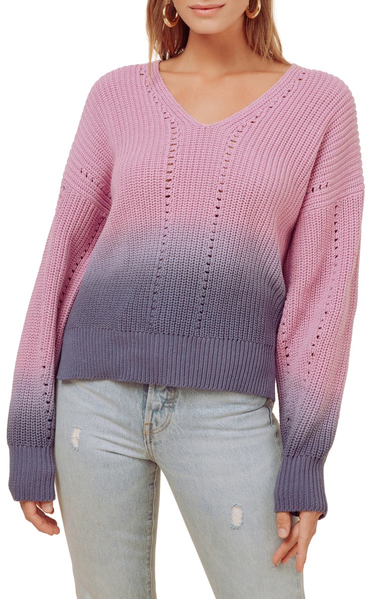 ASTR the Label Colie Ombré Sweater, Main, color, 