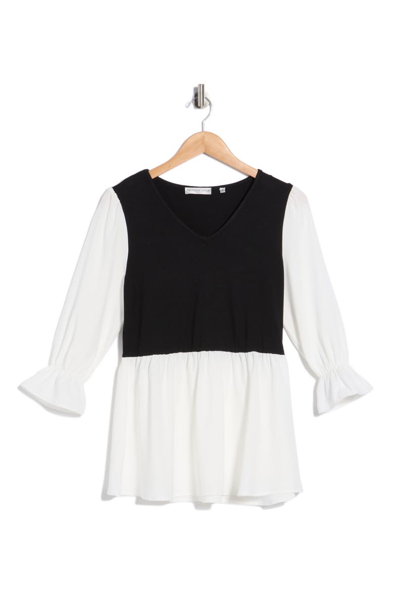 Twofer Top, Alternate, color, BLACK