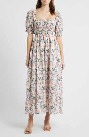 The Scarlett Smocked Midi Dress