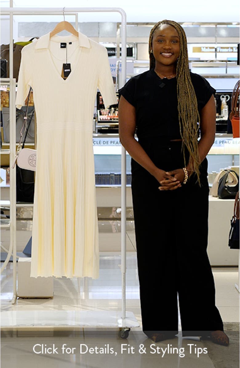 Fracie Rib Midi Dress, sales video thumbnail