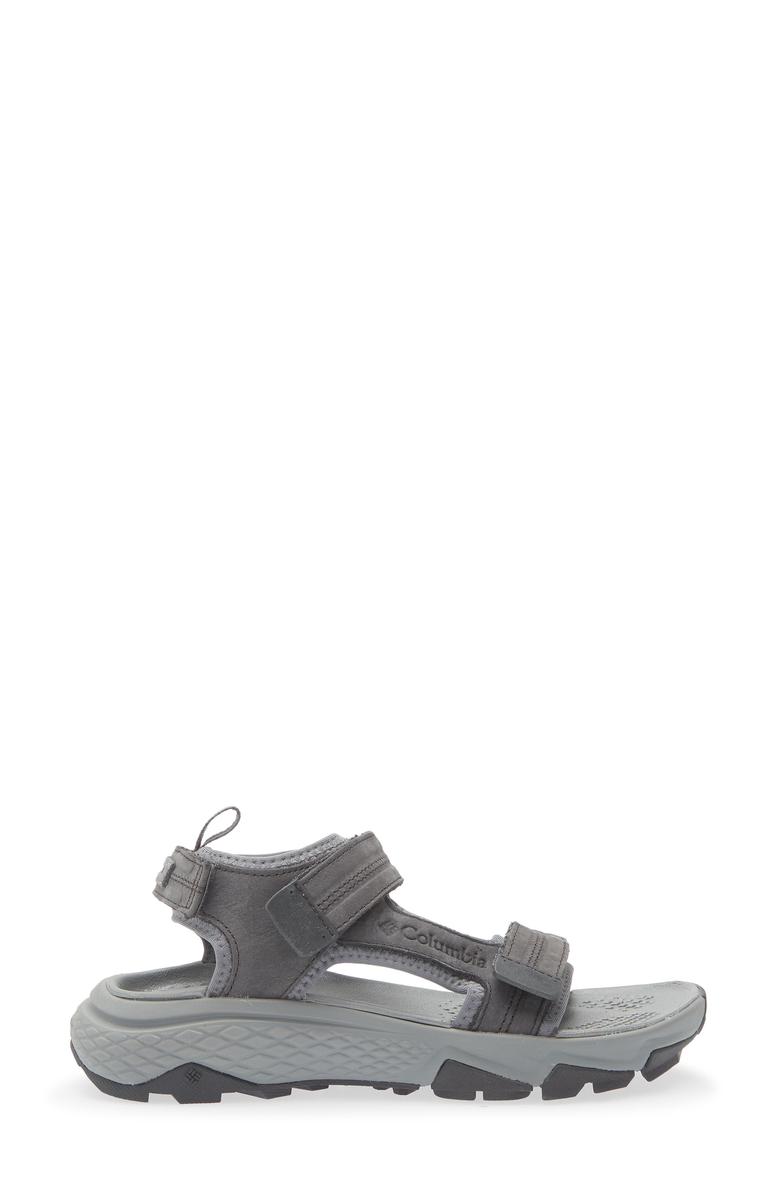 Columbia Peakfresh Rush Sport Sandal, Alternate, color, Shark/ Ti Grey Steel