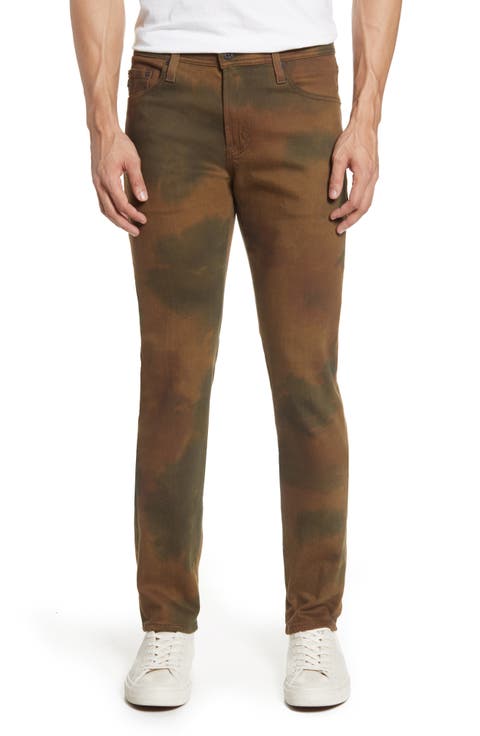 Dylan Extra Slim Jeans (Watercolor Camo Dried Grass)