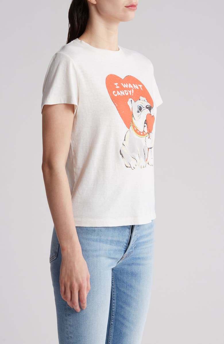 Re/Done I Want Candy Classic Graphic T-Shirt, Alternate, color, 