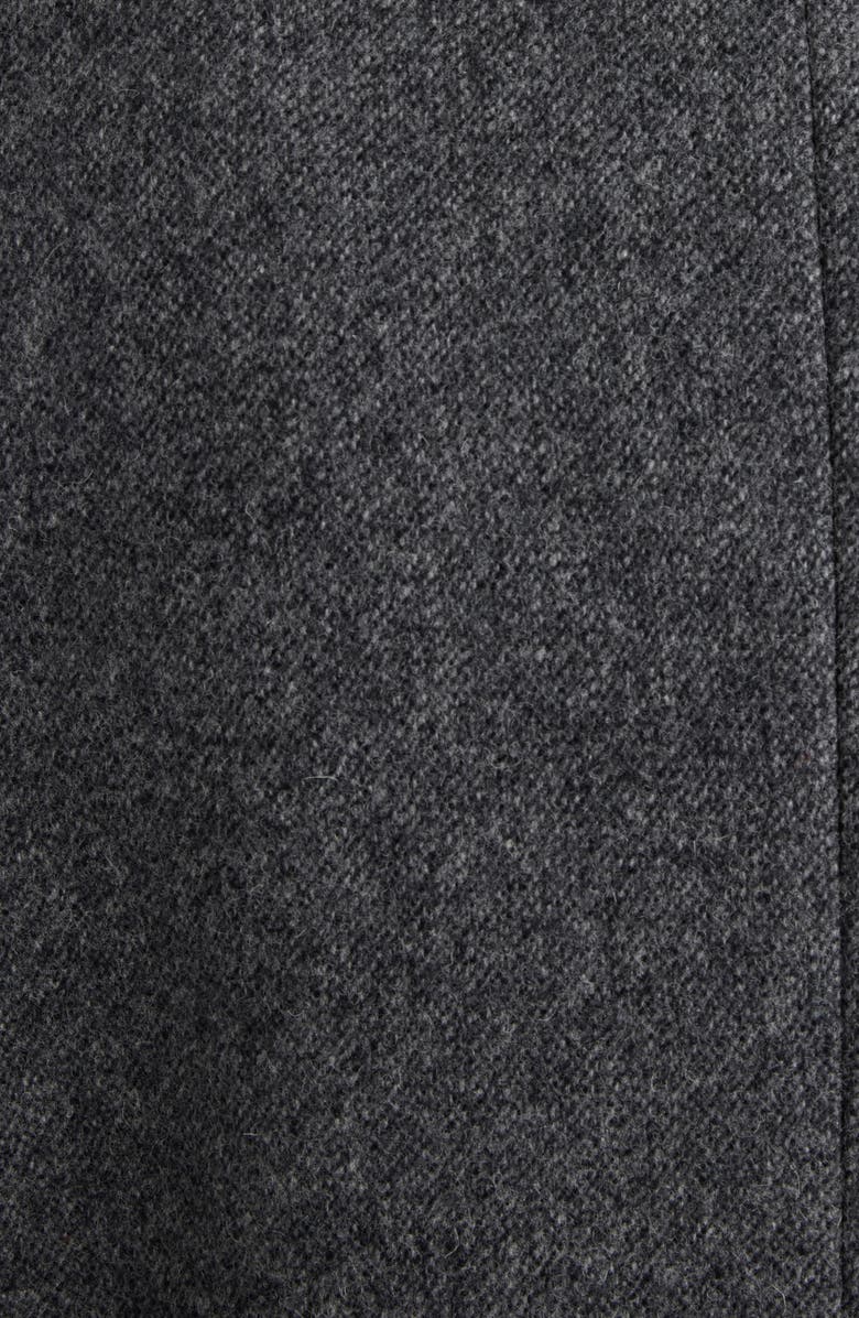 Jacquemus La Veste Sera Fitted Collarless Virgin Wool Blend Blazer, Alternate, color, Dark Grey
