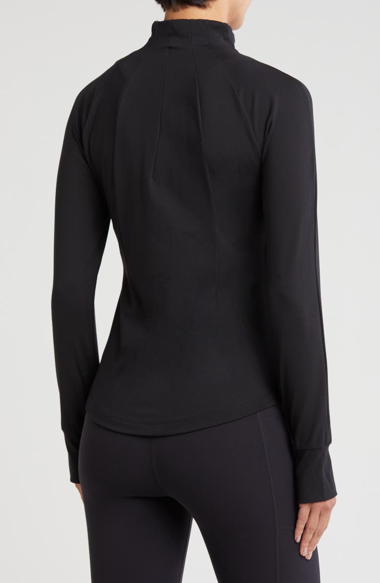 YOGALICIOUS Luxe Zip Jacket, Alternate, color, Black