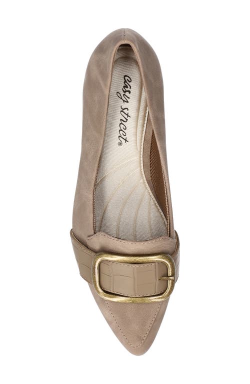 Easy Street Amber Pointed Toe Pump In Brown