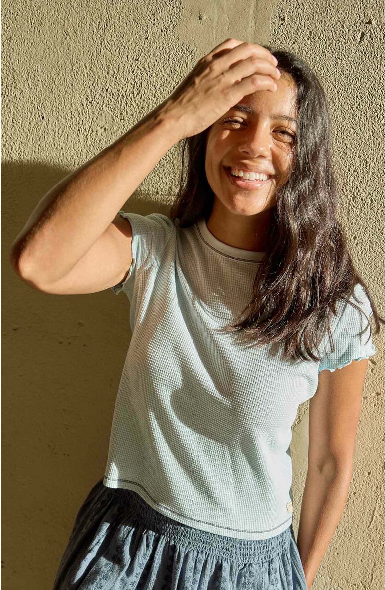 Toad & Co Foothill Short Sleeve Baby Tee, Alternate, color, Skyway