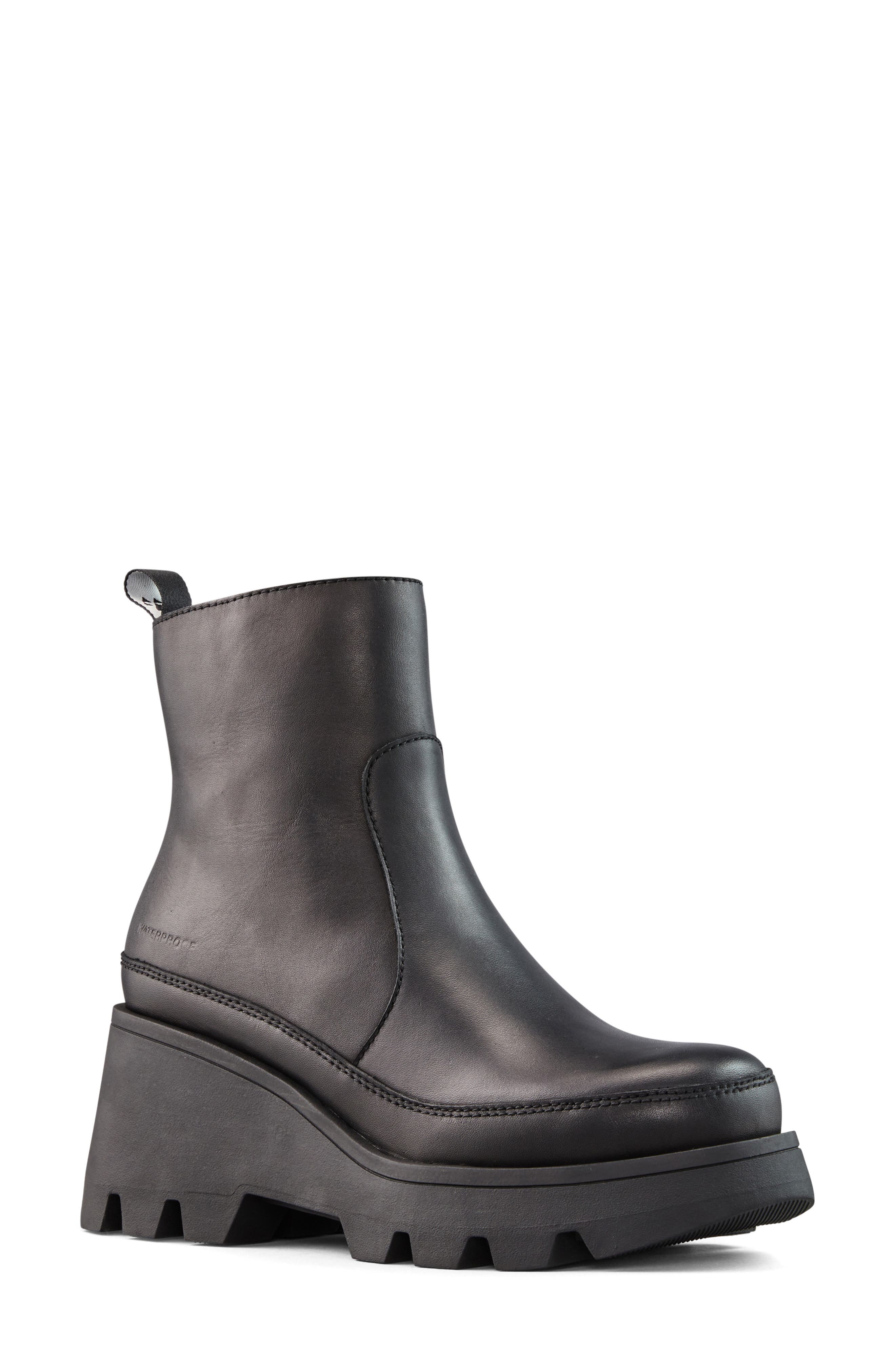 Cougar Villa Lug Platform Bootie, Main, color, 