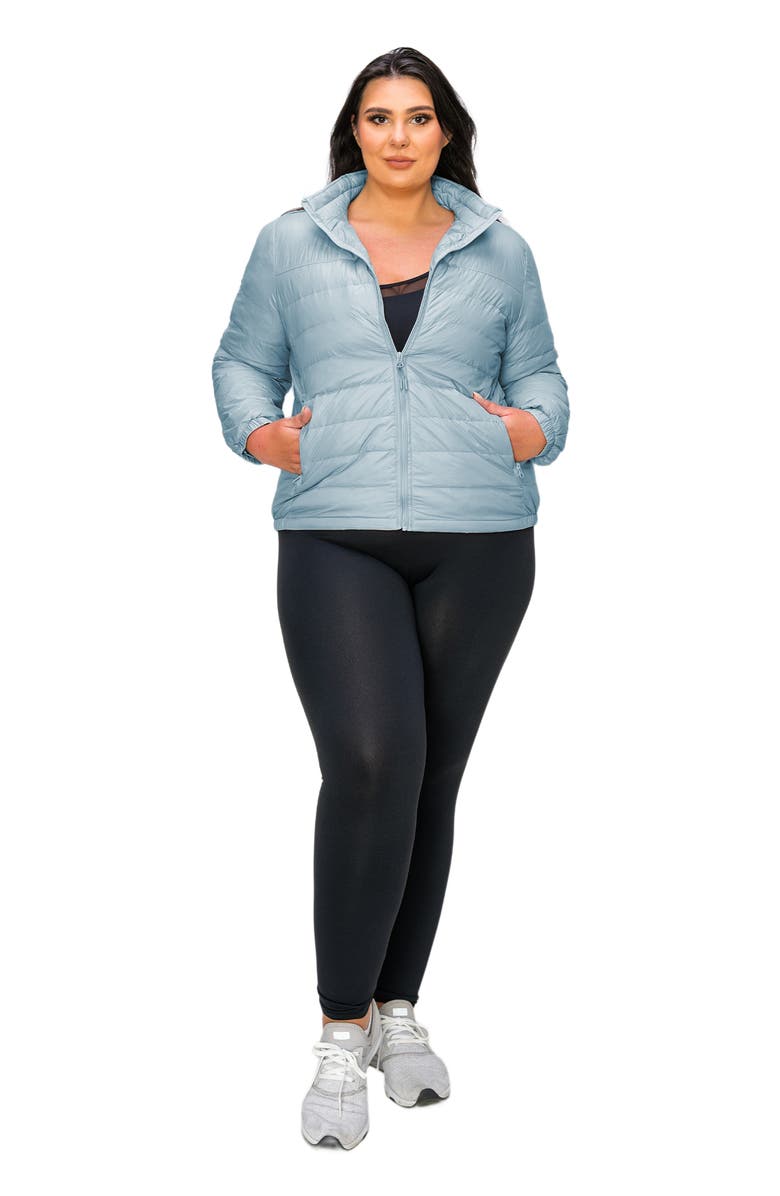 Rebody Active Urbaneer Down Jacket, Alternate, color, Steel Blue