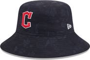 New Era Youth New Era  Navy Cleveland Guardians 2025 Spring Training All Over Print Bucket Hat