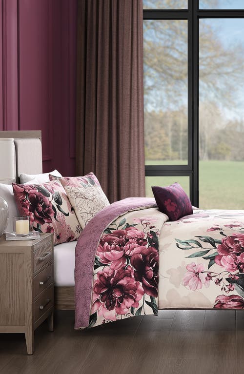 Bebejan Abstract Vines Comforter Set In Purple