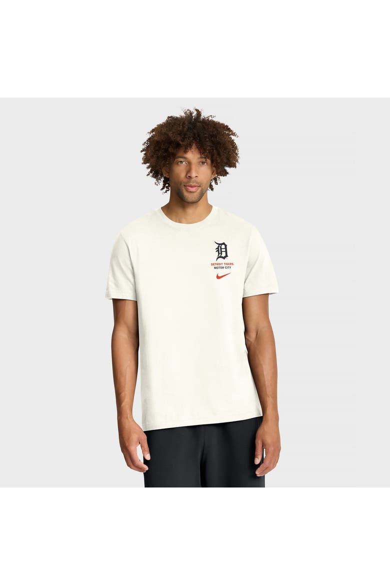 Men's Nike Cream Detroit Tigers Primetime 2-Hit T-Shirt, Main, color, Cream