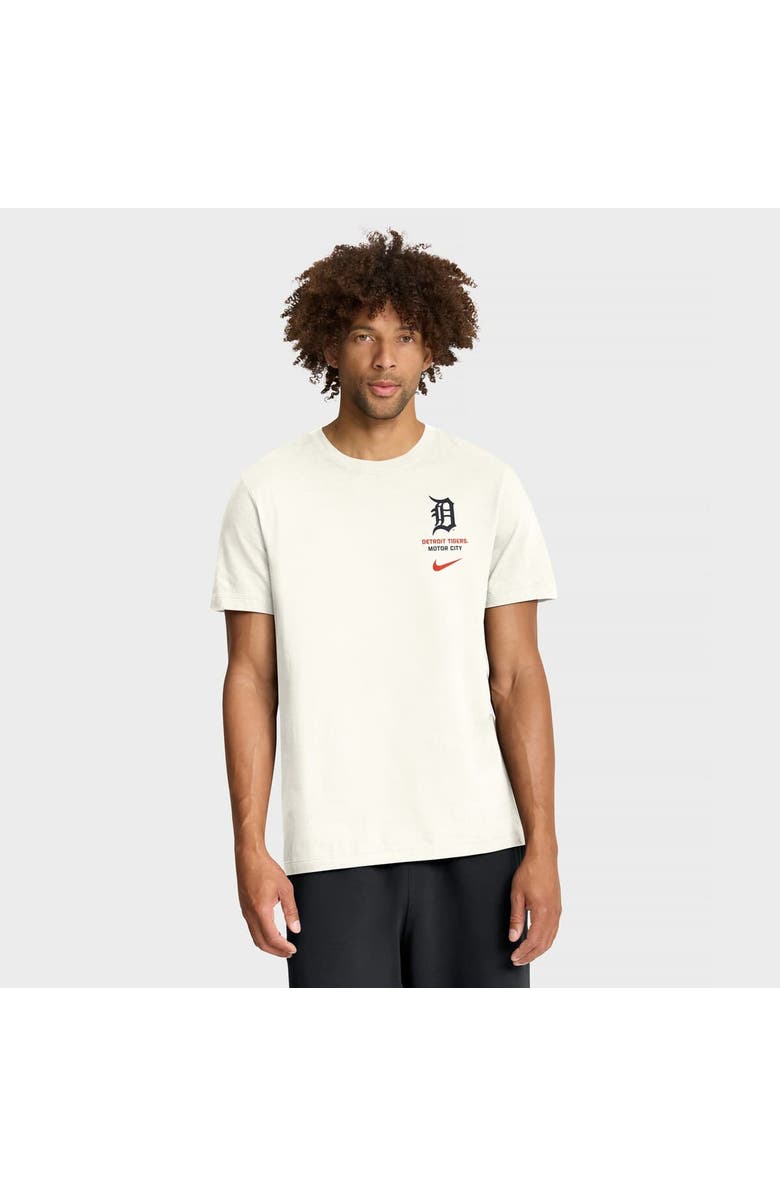 Nike Men's Nike Cream Detroit Tigers Primetime 2-Hit T-Shirt, Main, color, Cream