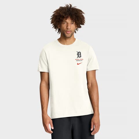 Men's Nike Cream Detroit Tigers Primetime 2-Hit T-Shirt