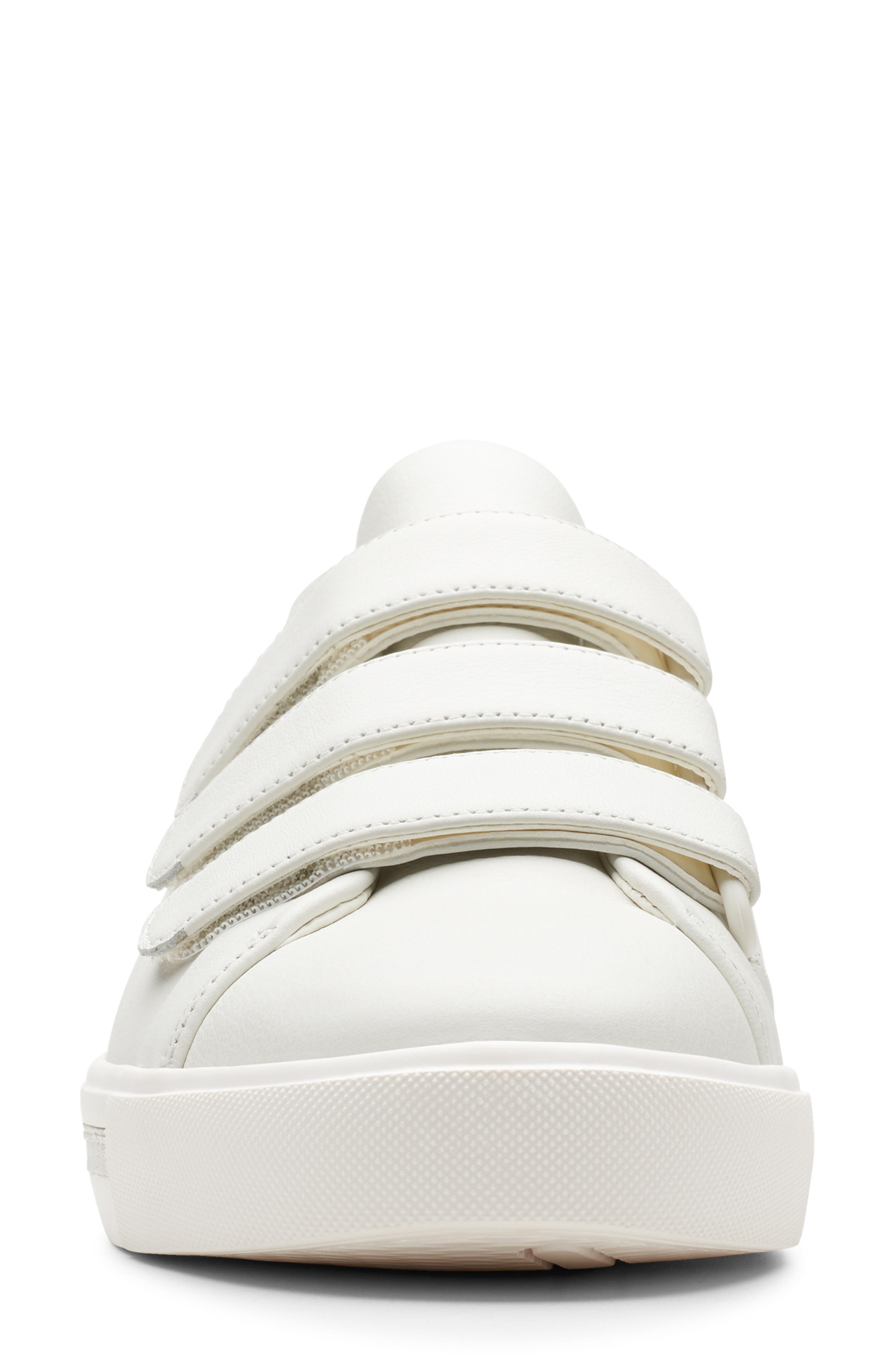 Un Maui Strap Sneaker, Alternate, color, WHITE LEATHER