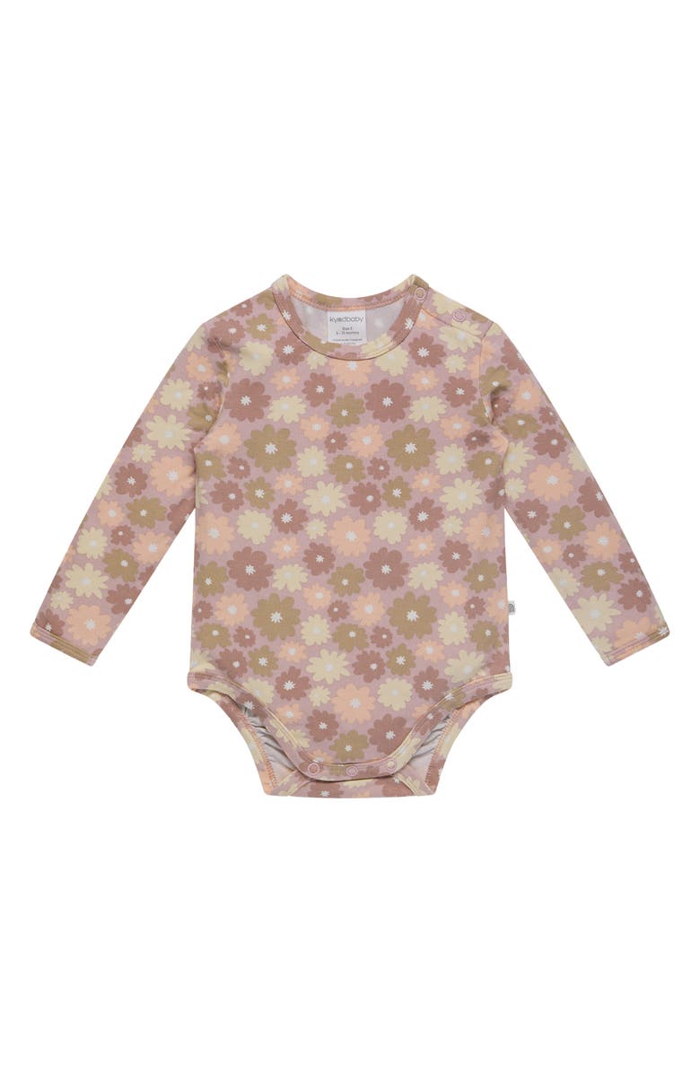 Kynd Baby Comfy Long Sleeve Bodysuit, Main, color, Bold Floral