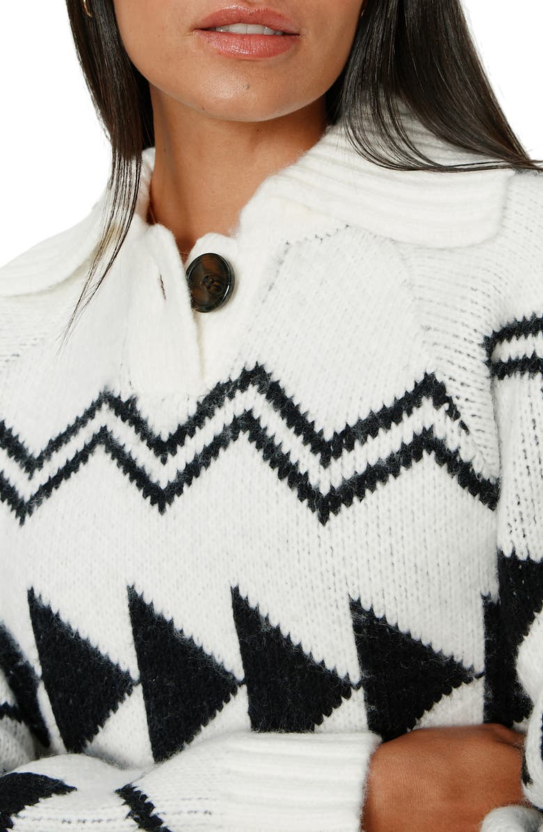 Sanctuary Below Zero Sweater, Alternate, color, Beige/ Chalk