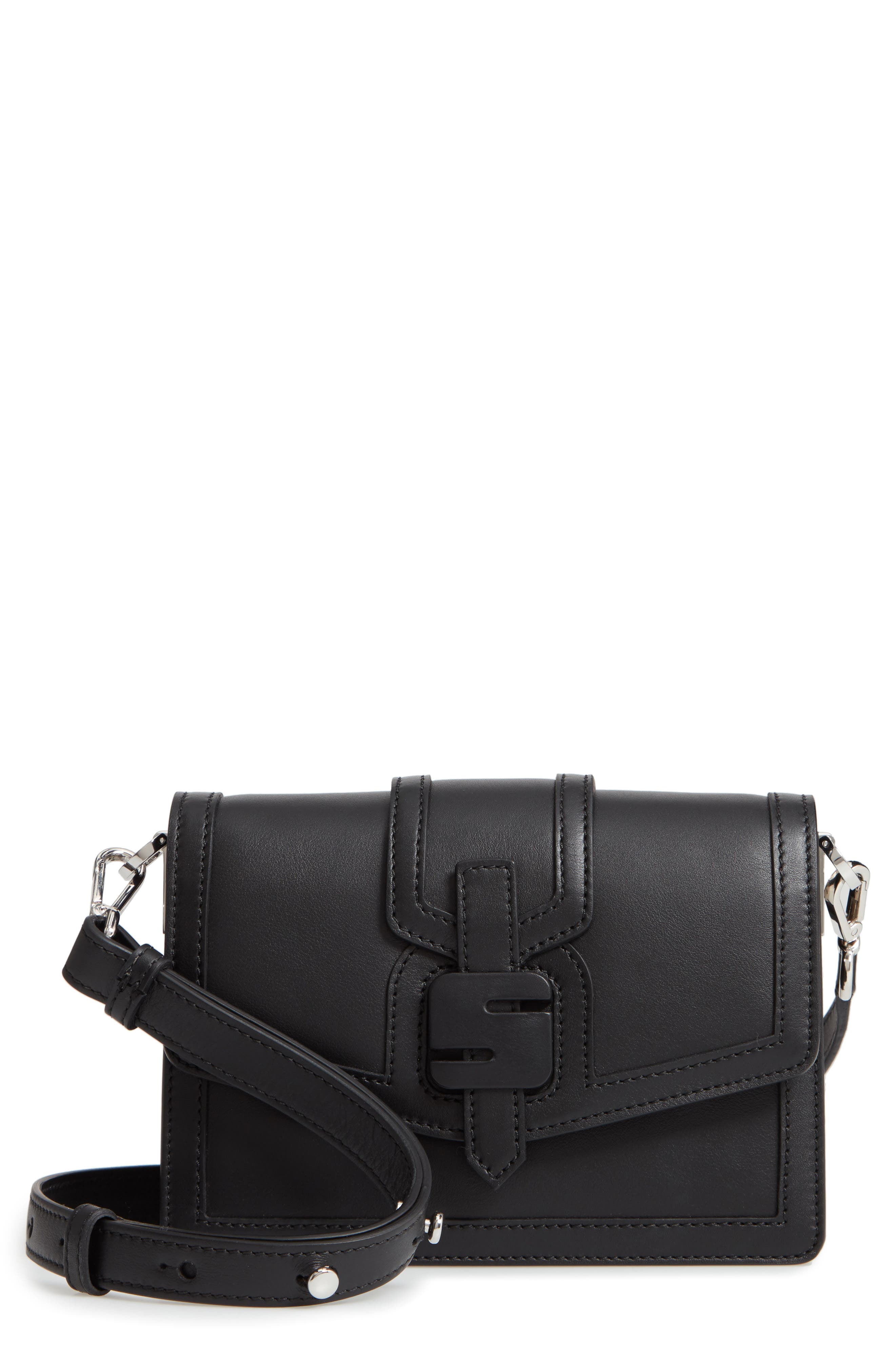 Serapian Milano Mini 1972 Leather Crossbody Bag, Main, color, 