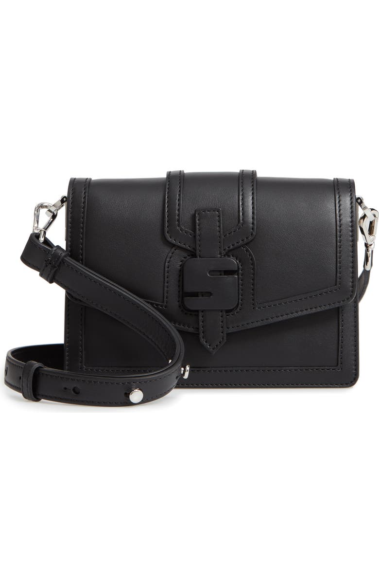 Serapian Milano Mini 1972 Leather Crossbody Bag, Main, color,