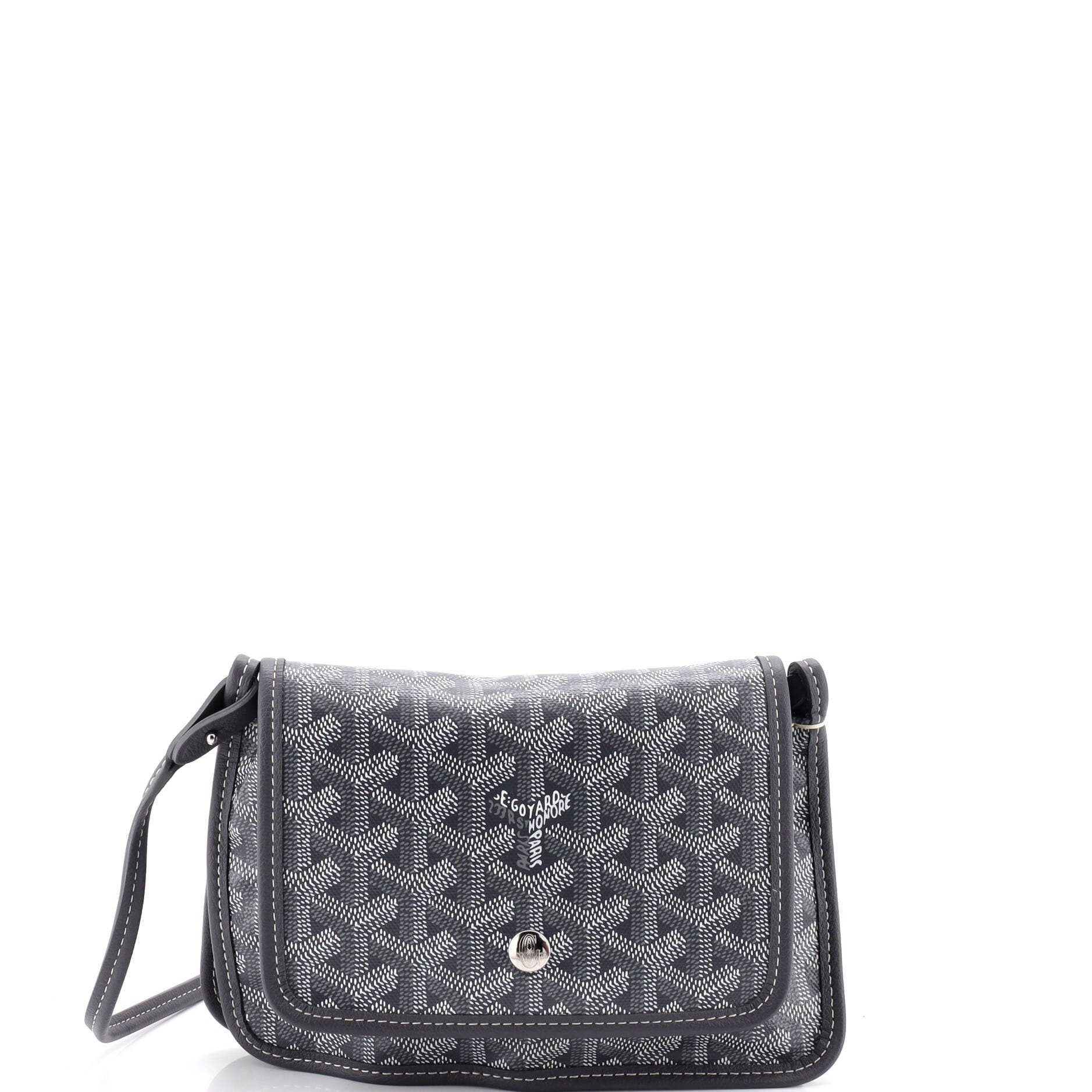 Plumet Clutch Wallet Coated Canvas, Main, color, Grey
