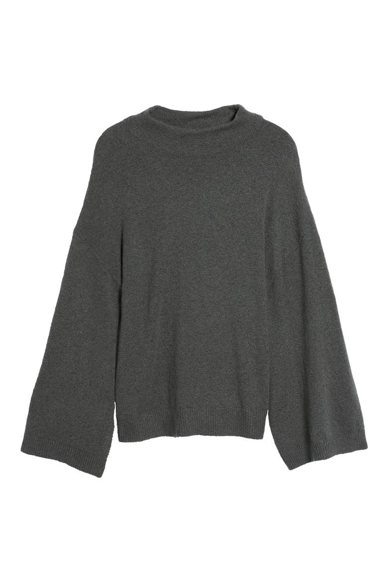 Dolman Sleeve Sweater, Alternate, color, GREY URBAN