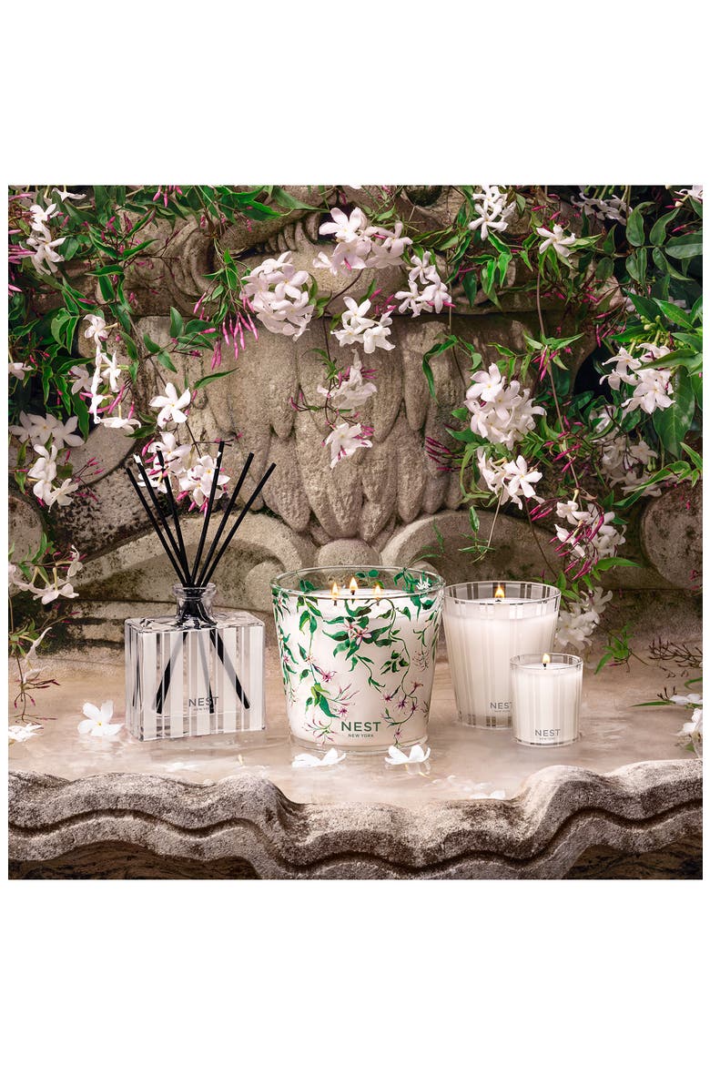 Indian Jasmine 3-Wick Candle, Alternate, color, NO COLOR