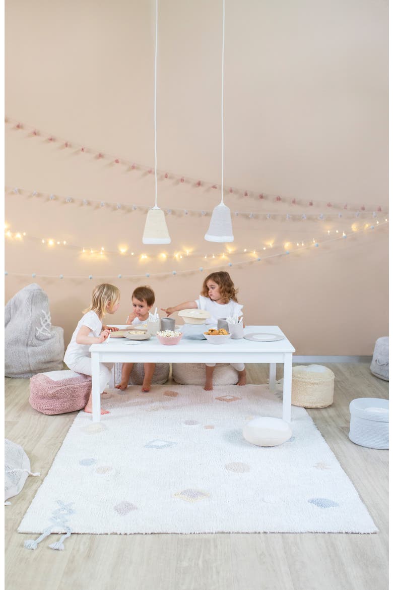 Kim Washable Cotton Blend Rug, Alternate, color, IVORY