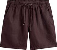 NN07 1454 Gregor Linen Drawstring Shorts