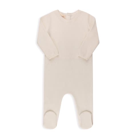 Looms Cable Pointelle Flat Collection - Footie