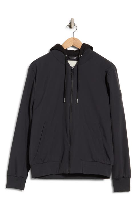 Softshell Knit Bomber Hoodie