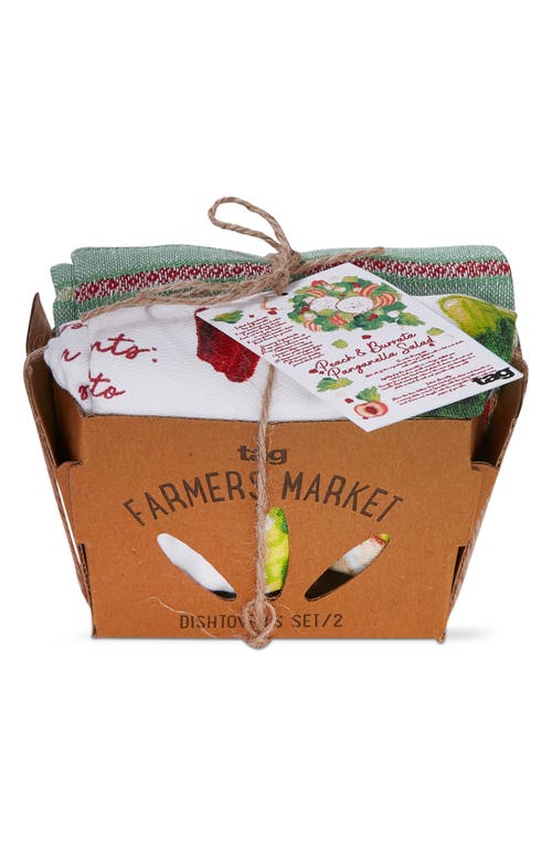 Tag Panzella Salad Set Of 2 Assorted Kitchen Towels