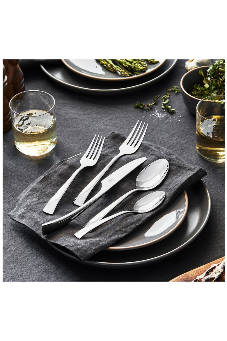 Bellasera 45-Piece Flatware Set, Alternate, color, STAINLESS STEEL
