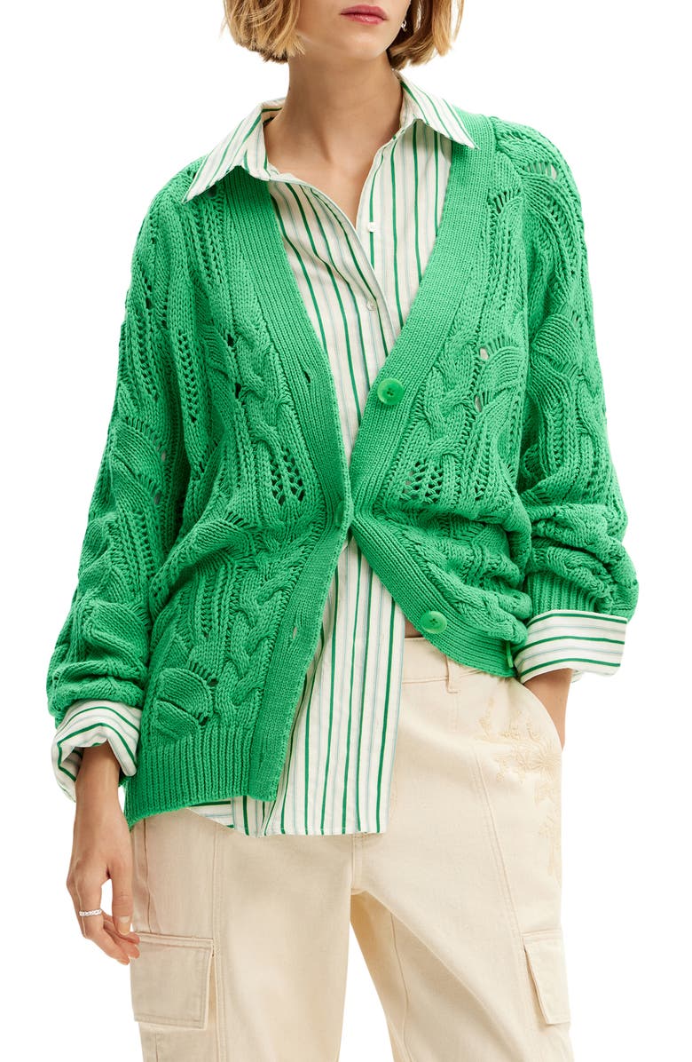 Desigual Janis Cardigan, Main, color, 