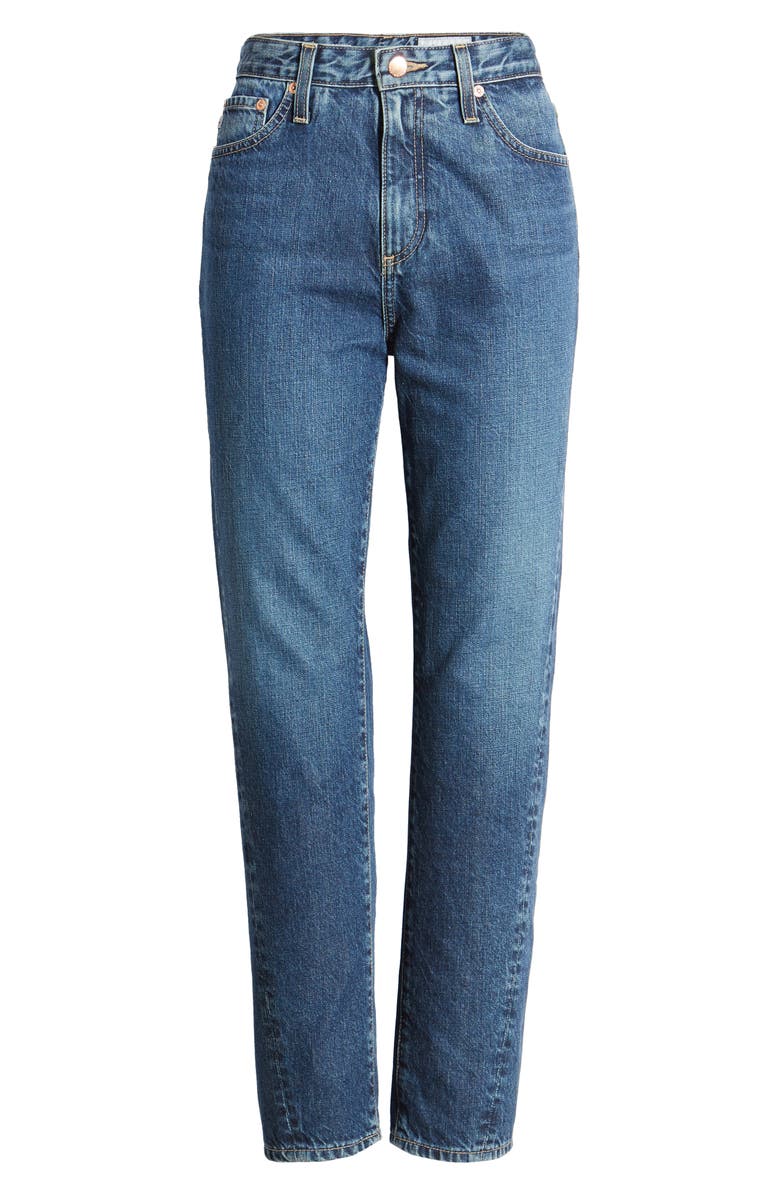 AG The Phoebe High Waist Ankle Straight Leg Jeans, Alternate, color, 