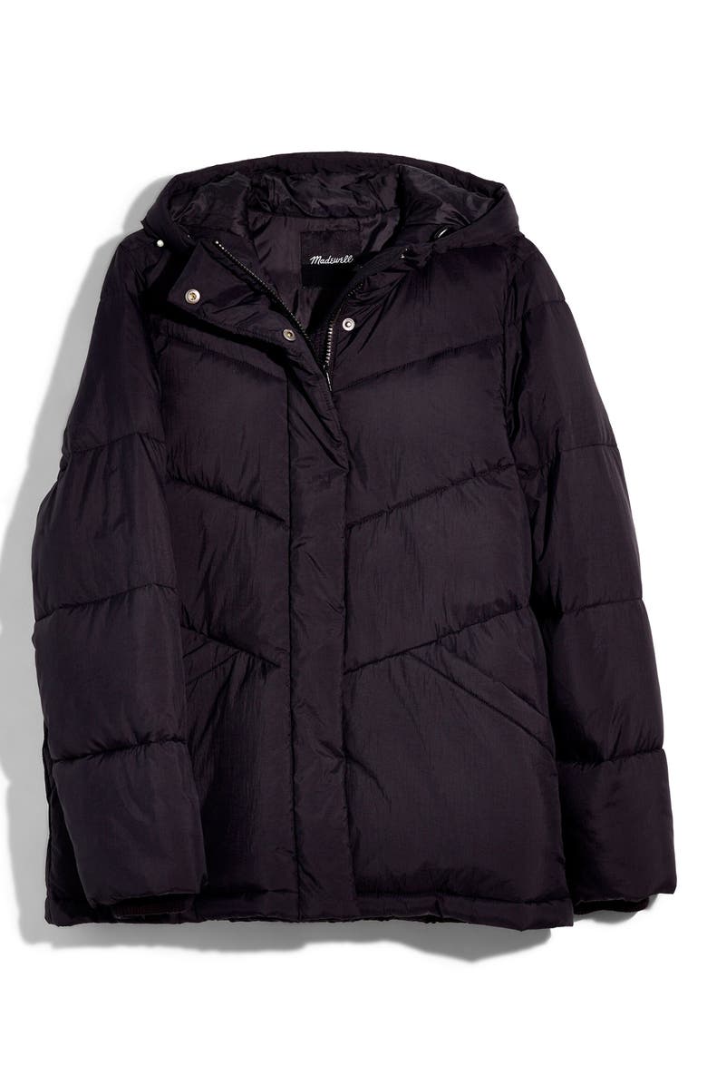 Madewell Quilted Water Resistant Puffer Parka, Alternate, color, 