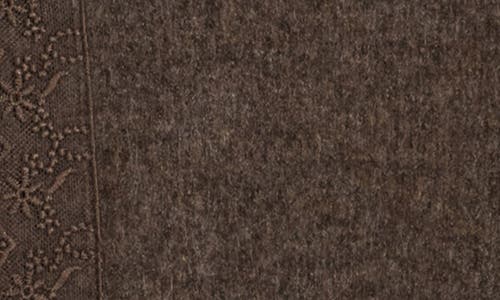 French Connection Lace Trim Sweater Vest In Brown